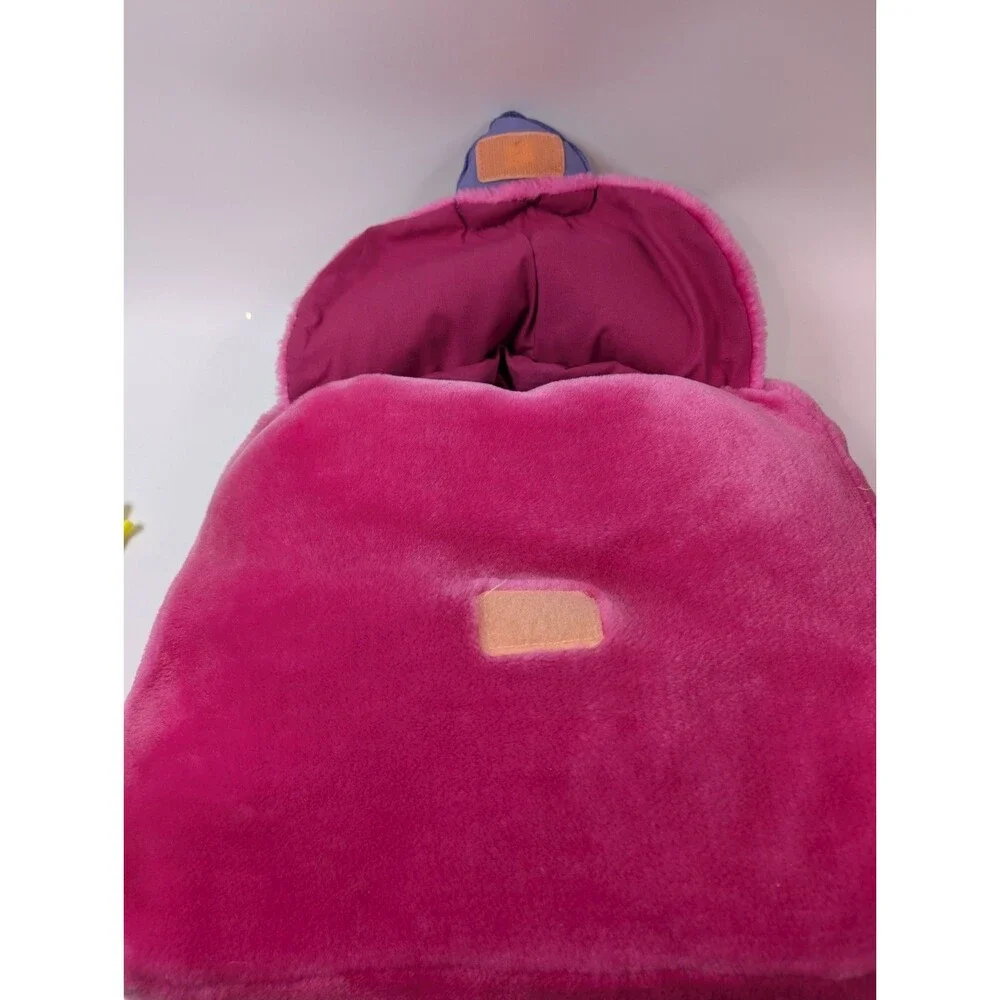 Mattel Barbie Vintage Plush Pillow Pink Purse W/ Pajama Pocket Storage Girls